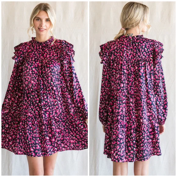 JODIFL Plus Size Adorable Swing Dress - Picture 3 of 3